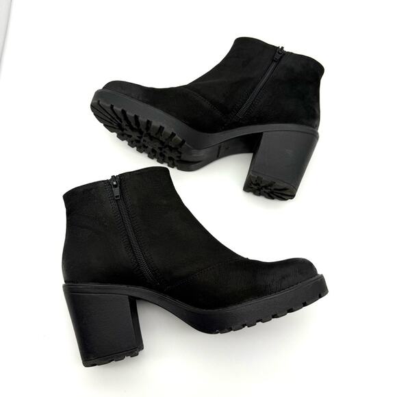 Vagabond Grace Nubuck Double Zipper Ankle Boot Black EU 38 US 7 - Picture 9 of 16